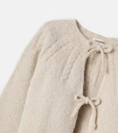 Cozmo Loira tie-detail cardigan | Thumbnail 2 Cozmo Loira tie-detail cardigan | Thumbnail 2