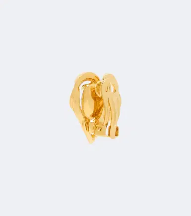 Oscar de la Renta Heart crystal-embellished clip-on earrings | Thumbnail 3 Oscar de la Renta Heart crystal-embellished clip-on earrings | Thumbnail 3