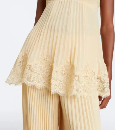 Zimmermann Lace-trimmed chiffon camisole | Thumbnail 3 Zimmermann Lace-trimmed chiffon camisole | Thumbnail 3
