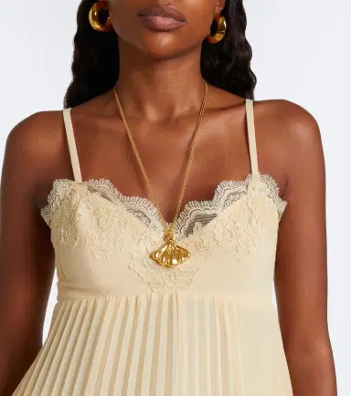 Zimmermann Lace-trimmed chiffon camisole | Thumbnail 4 Zimmermann Lace-trimmed chiffon camisole | Thumbnail 4