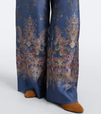 Zimmermann Valiant printed silk satin wide-leg pants | Thumbnail 2 Zimmermann Valiant printed silk satin wide-leg pants | Thumbnail 2
