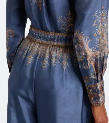 Zimmermann Valiant printed silk satin wide-leg pants | Thumbnail 4 Zimmermann Valiant printed silk satin wide-leg pants | Thumbnail 4