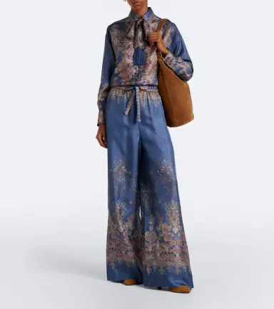 Zimmermann Valiant printed silk satin wide-leg pants | Thumbnail 5 Zimmermann Valiant printed silk satin wide-leg pants | Thumbnail 5