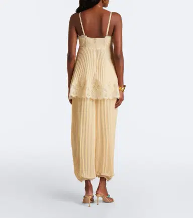 Zimmermann Pleated chiffon balloon pants | Thumbnail 4 Zimmermann Pleated chiffon balloon pants | Thumbnail 4