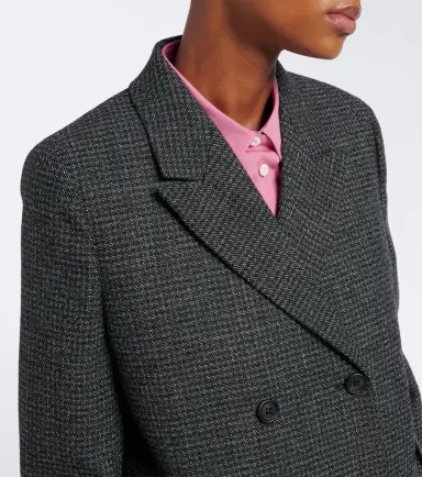 Prada Checked virgin wool coat | Thumbnail 7 Prada Checked virgin wool coat | Thumbnail 7