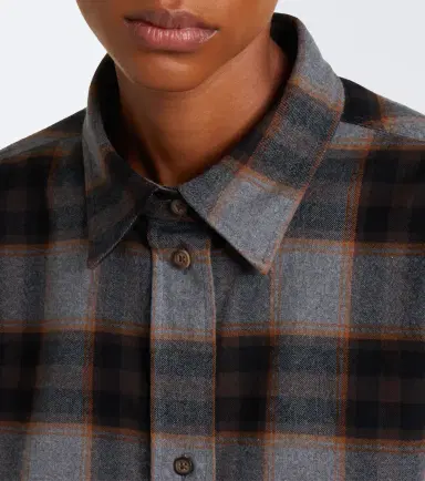 RÓHE Róhe Checked cotton flannel shirt | Thumbnail 5 RÓHE Róhe Checked cotton flannel shirt | Thumbnail 5