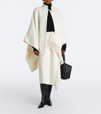 RÓHE Róhe Wool and cashmere poncho | Thumbnail 4 RÓHE Róhe Wool and cashmere poncho | Thumbnail 4