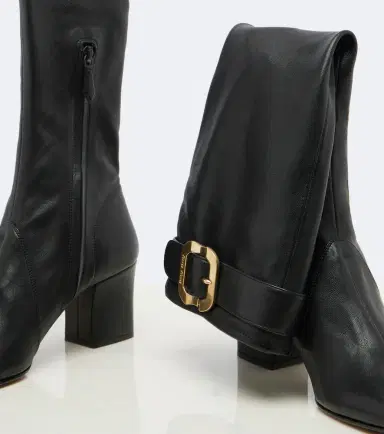 Miu Miu Leather knee-high boots | Thumbnail 4 Miu Miu Leather knee-high boots | Thumbnail 4