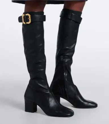 Miu Miu Leather knee-high boots | Thumbnail 6 Miu Miu Leather knee-high boots | Thumbnail 6