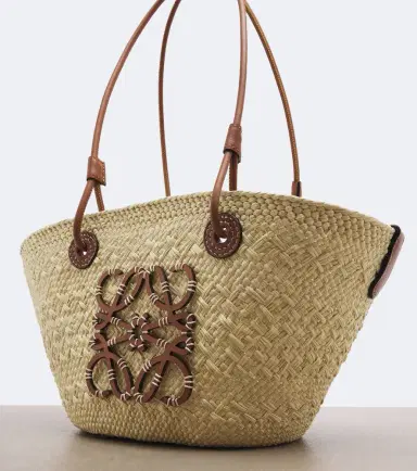 Loewe Anagram Small leather-trimmed basket bag | Thumbnail 2 Loewe Anagram Small leather-trimmed basket bag | Thumbnail 2