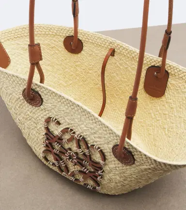 Loewe Anagram Small leather-trimmed basket bag | Thumbnail 3 Loewe Anagram Small leather-trimmed basket bag | Thumbnail 3