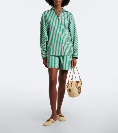 Loewe Anagram Small leather-trimmed basket bag | Thumbnail 5 Loewe Anagram Small leather-trimmed basket bag | Thumbnail 5