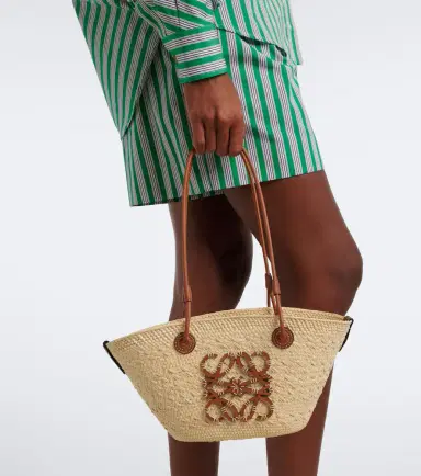Loewe Anagram Small leather-trimmed basket bag | Thumbnail 6 Loewe Anagram Small leather-trimmed basket bag | Thumbnail 6