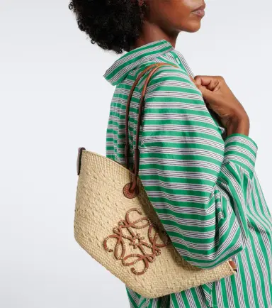 Loewe Anagram Small leather-trimmed basket bag | Thumbnail 7 Loewe Anagram Small leather-trimmed basket bag | Thumbnail 7