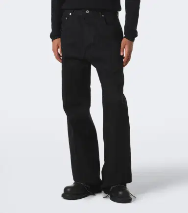 Rick Owens Geth distressed wide-leg jeans | Thumbnail 3 Rick Owens Geth distressed wide-leg jeans | Thumbnail 3