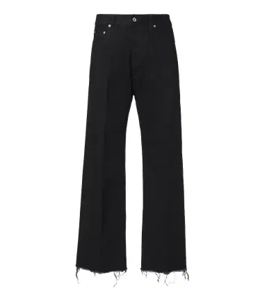 Rick Owens Geth distressed wide-leg jeans | Thumbnail 1 Rick Owens Geth distressed wide-leg jeans | Thumbnail 1