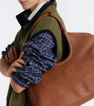 Miu Miu Ivy leather tote bag | Thumbnail 5 Miu Miu Ivy leather tote bag | Thumbnail 5