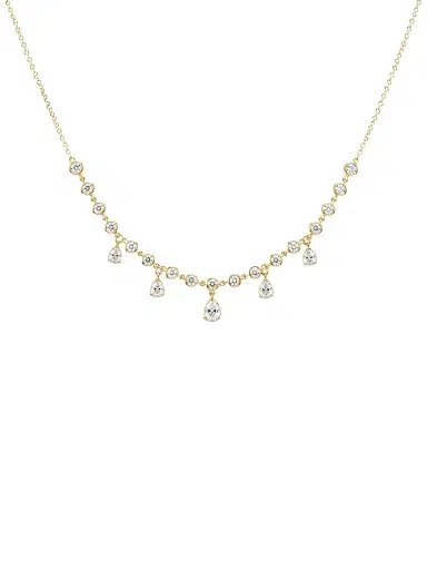 Wish Fine Jewelry 0.95ct Diamond 14K Gold Station Necklace | Thumbnail 1 Wish Fine Jewelry 0.95ct Diamond 14K Gold Station Necklace | Thumbnail 1