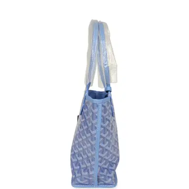 goyard Goyard Goyardine Canvas Iris Anjou Mini Bag Palladium Hardware | Thumbnail 3 goyard Goyard Goyardine Canvas Iris Anjou Mini Bag Palladium Hardware | Thumbnail 3