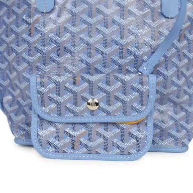 goyard Goyard Goyardine Canvas Iris Anjou Mini Bag Palladium Hardware | Thumbnail 7 goyard Goyard Goyardine Canvas Iris Anjou Mini Bag Palladium Hardware | Thumbnail 7