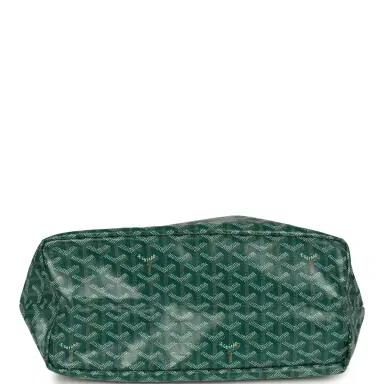 goyard Goyard Goyardine Green Saint Louis PM Tote Bag Palladium Hardware | Thumbnail 6 goyard Goyard Goyardine Green Saint Louis PM Tote Bag Palladium Hardware | Thumbnail 6