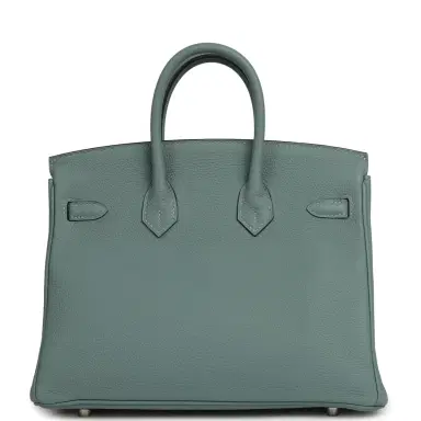 HERMÈS Hermes Birkin 25 Ciel Togo Palladium Hardware | Thumbnail 4 HERMÈS Hermes Birkin 25 Ciel Togo Palladium Hardware | Thumbnail 4