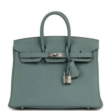 HERMÈS Hermes Birkin 25 Ciel Togo Palladium Hardware | Thumbnail 1 HERMÈS Hermes Birkin 25 Ciel Togo Palladium Hardware | Thumbnail 1