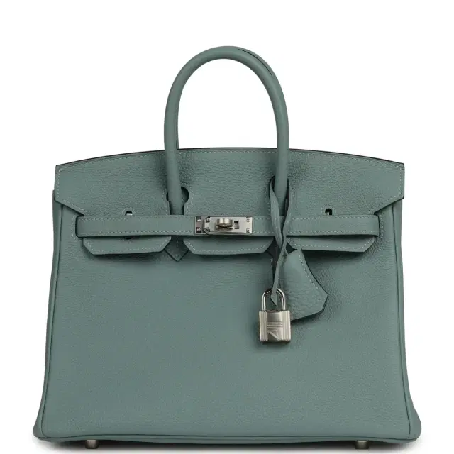 Hermes Birkin 25 Ciel Togo Palladium Hardware Hermes Birkin 25 Ciel Togo Palladium Hardware
