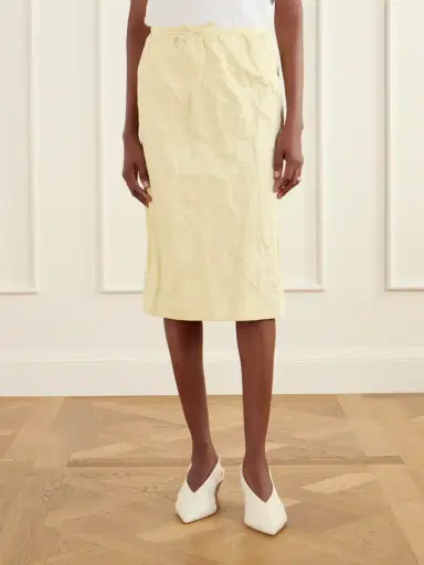 SHUSHU/TONG Bow-detail Cotton-blend Midi Skirt | Thumbnail 3 SHUSHU/TONG Bow-detail Cotton-blend Midi Skirt | Thumbnail 3