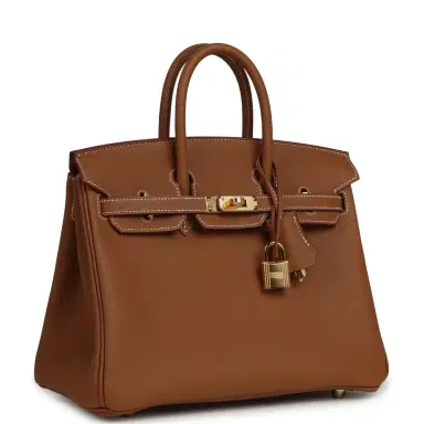 HERMÈS Hermes Birkin 25 Gold Togo Gold Hardware | Thumbnail 2 HERMÈS Hermes Birkin 25 Gold Togo Gold Hardware | Thumbnail 2