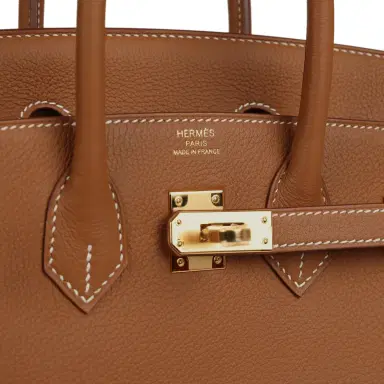 HERMÈS Hermes Birkin 25 Gold Togo Gold Hardware | Thumbnail 7 HERMÈS Hermes Birkin 25 Gold Togo Gold Hardware | Thumbnail 7