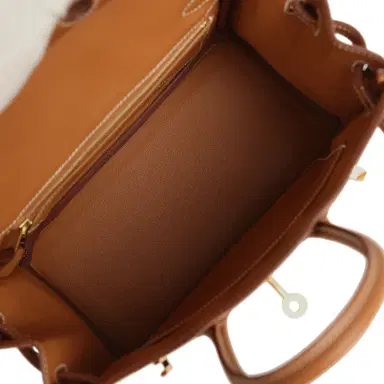 HERMÈS Hermes Birkin 25 Gold Togo Gold Hardware | Thumbnail 9 HERMÈS Hermes Birkin 25 Gold Togo Gold Hardware | Thumbnail 9