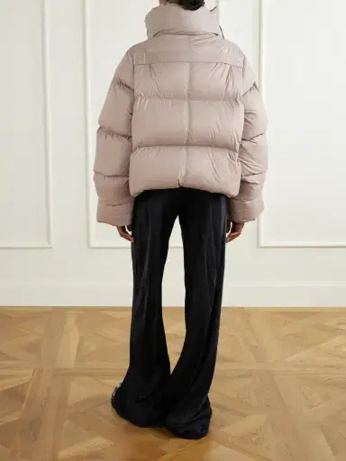 Rick Owens Tower Cropped Shell Down Jacket | Thumbnail 3 Rick Owens Tower Cropped Shell Down Jacket | Thumbnail 3