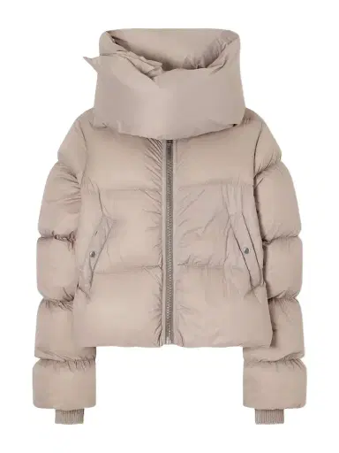 Rick Owens Tower Cropped Shell Down Jacket | Thumbnail 1 Rick Owens Tower Cropped Shell Down Jacket | Thumbnail 1