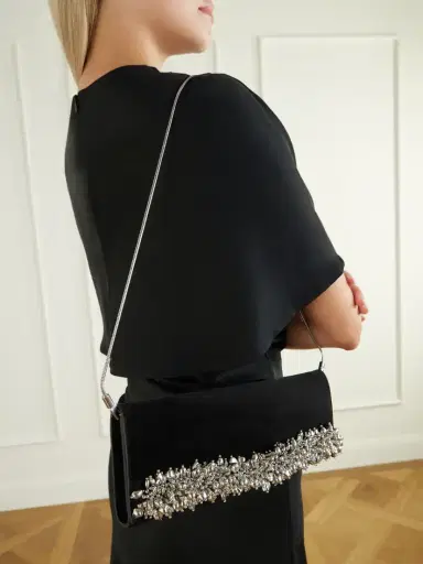 Simkhai River East West Bead-embellished Suede Clutch | Thumbnail 5 Simkhai River East West Bead-embellished Suede Clutch | Thumbnail 5