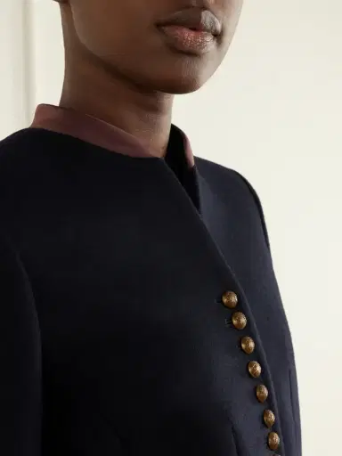 Etro Satin-trimmed Wool-blend Jacket | Thumbnail 4 Etro Satin-trimmed Wool-blend Jacket | Thumbnail 4