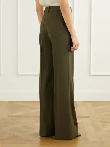 Victoria Beckham Stretch Wool-blend High-waist Flared Pants | Thumbnail 4 Victoria Beckham Stretch Wool-blend High-waist Flared Pants | Thumbnail 4