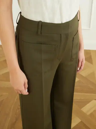 Victoria Beckham Stretch Wool-blend High-waist Flared Pants | Thumbnail 5 Victoria Beckham Stretch Wool-blend High-waist Flared Pants | Thumbnail 5