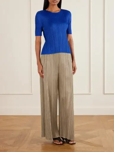 Pleats Please Issey Miyake July Bouquet Plissé Wide-leg Pants | Thumbnail 2 Pleats Please Issey Miyake July Bouquet Plissé Wide-leg Pants | Thumbnail 2