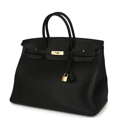 HERMÈS Hermes Birkin 40 Black Togo Gold Hardware | Thumbnail 5 HERMÈS Hermes Birkin 40 Black Togo Gold Hardware | Thumbnail 5