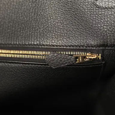 HERMÈS Hermes Birkin 40 Black Togo Gold Hardware | Thumbnail 9 HERMÈS Hermes Birkin 40 Black Togo Gold Hardware | Thumbnail 9