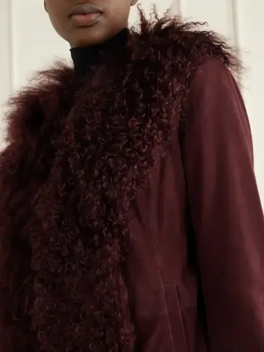 Rixo Shearling-trimmed Suede Jacket | Thumbnail 5 Rixo Shearling-trimmed Suede Jacket | Thumbnail 5
