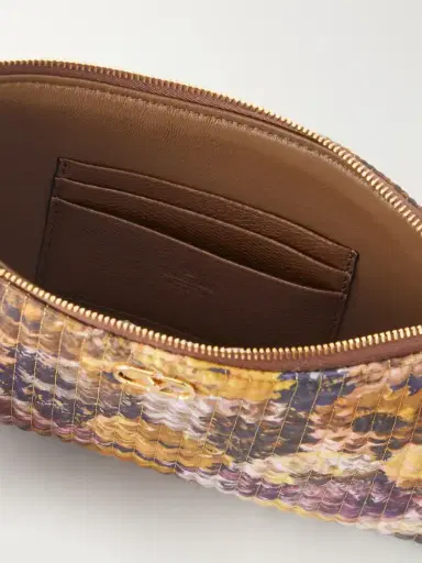 Valentino Garavani Vlogo Floral-print Moire Clutch | Thumbnail 6 Valentino Garavani Vlogo Floral-print Moire Clutch | Thumbnail 6