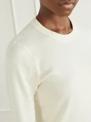 Mother The L/s Itty Bitty Recycled Cotton-jersey T-shirt | Thumbnail 4 Mother The L/s Itty Bitty Recycled Cotton-jersey T-shirt | Thumbnail 4