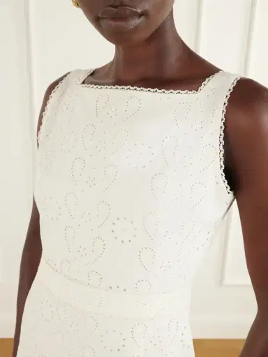 Agua by Agua Bendita Abeja Playa Broderie Anglaise Cotton Maxi Dress | Thumbnail 4 Agua by Agua Bendita Abeja Playa Broderie Anglaise Cotton Maxi Dress | Thumbnail 4
