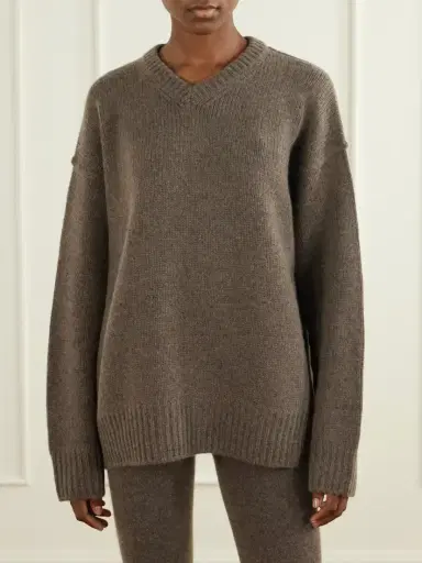 Nour Hammour Jude Oversized Cashmere And Wool-blend Sweater | Thumbnail 3 Nour Hammour Jude Oversized Cashmere And Wool-blend Sweater | Thumbnail 3