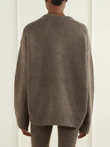 Nour Hammour Jude Oversized Cashmere And Wool-blend Sweater | Thumbnail 4 Nour Hammour Jude Oversized Cashmere And Wool-blend Sweater | Thumbnail 4