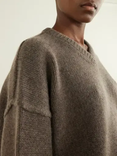 Nour Hammour Jude Oversized Cashmere And Wool-blend Sweater | Thumbnail 5 Nour Hammour Jude Oversized Cashmere And Wool-blend Sweater | Thumbnail 5