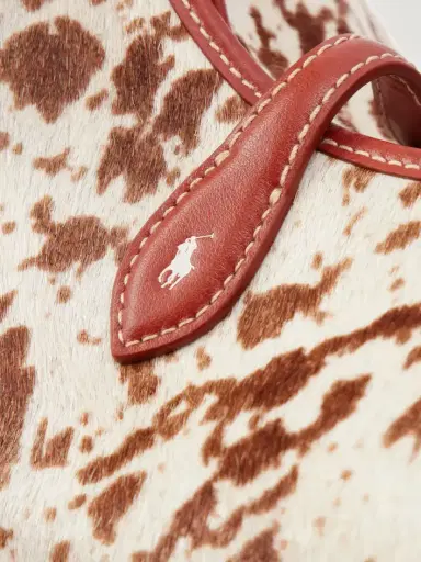 Polo Ralph Lauren Ply Medium Leather-trimmed Cow-print Calf Hair Tote | Thumbnail 5 Polo Ralph Lauren Ply Medium Leather-trimmed Cow-print Calf Hair Tote | Thumbnail 5