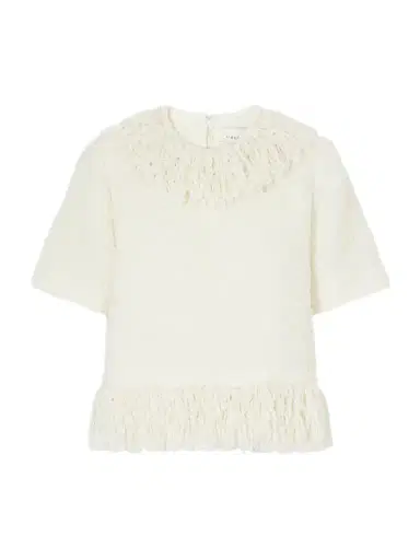 LIBEROWE Fringed Wool-blend Tweed Top | Thumbnail 1 LIBEROWE Fringed Wool-blend Tweed Top | Thumbnail 1